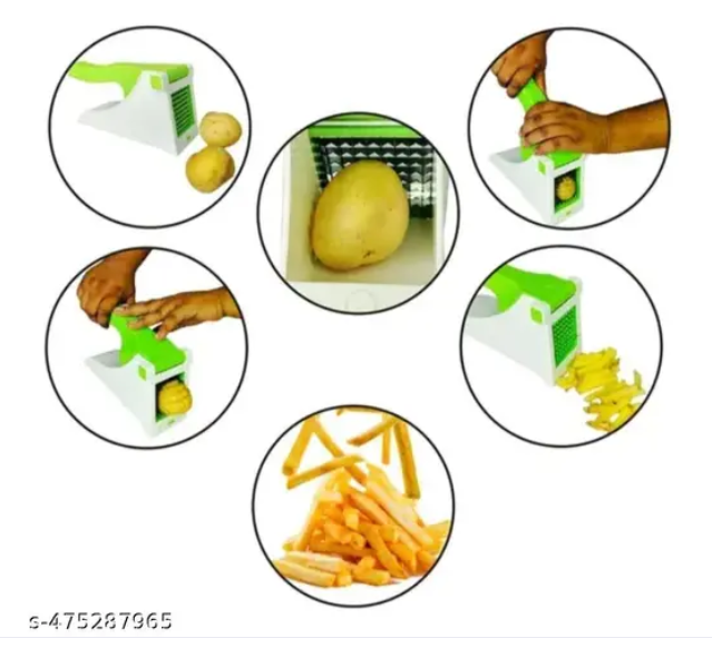 Plastic French Fry Chipser | Potato Chipser | Vegetable Cutter