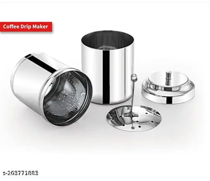 Prithi Home's and Kitchen Coffee Maker Filter Coffee Machine Stainless Steel South Indian Filter Coffee Drip Maker- 500 ml