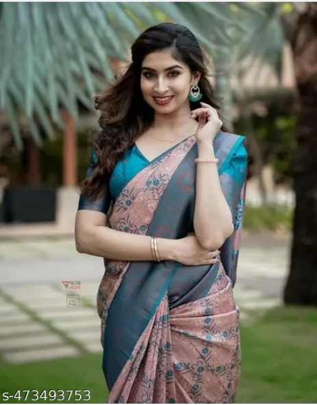 Jacquard Silk Sarees || Jacquard Saree With Blouse || Banaras Sadi || Banarasi Saree For Woman || Lichi Silk Saree || Silk Saree || Silky Saree || Silk Sarees New Collection || Saree || Sarees || Pink Saree ||Banarasi Jacquard Saree ||