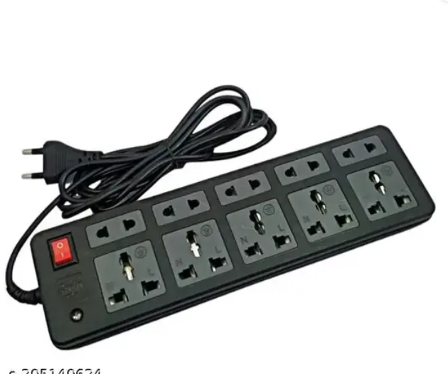 Electric Board Extension Cord Power Strip Multi-Plug 10 Socket Extension Board | Extension board | Electric Cord | 10 Socket Extension Board |