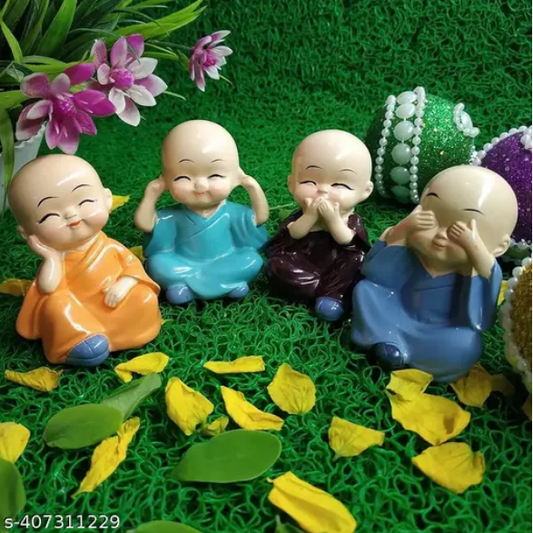 MONK 4 PIECE SET FOR HOME DECOR