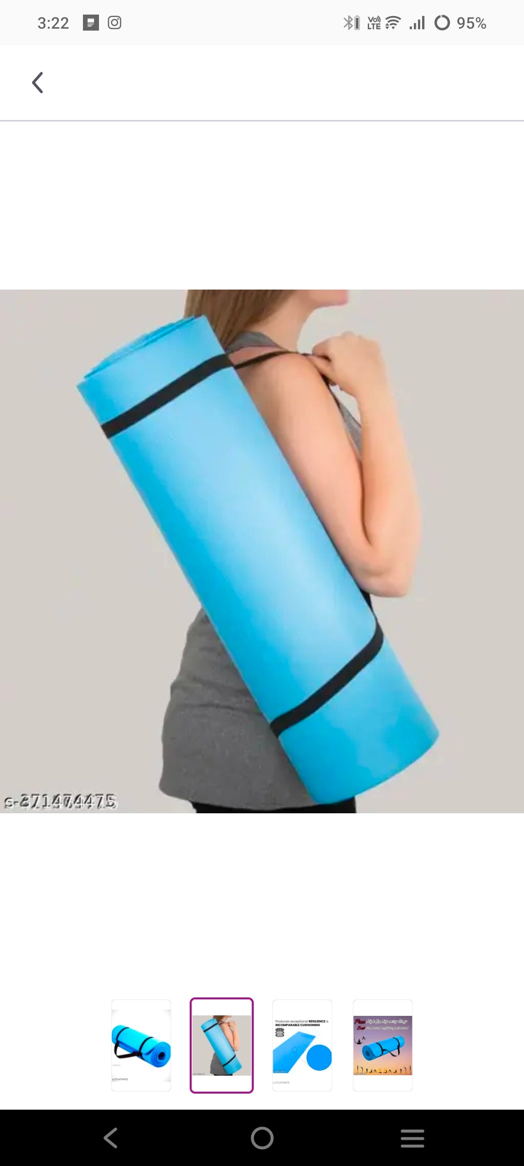 Yoga mat environment friendly way to carry