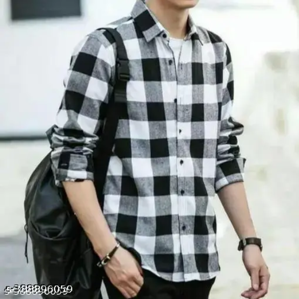 Black and white classic shirt