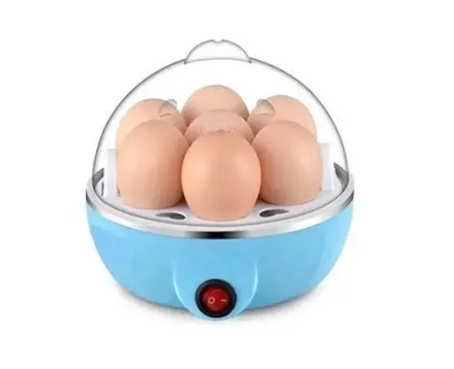 Egg Boiler Electric Automatic Off 7 Egg Poacher for Steaming, Cooking, Boiling and Frying, (350 Watts)