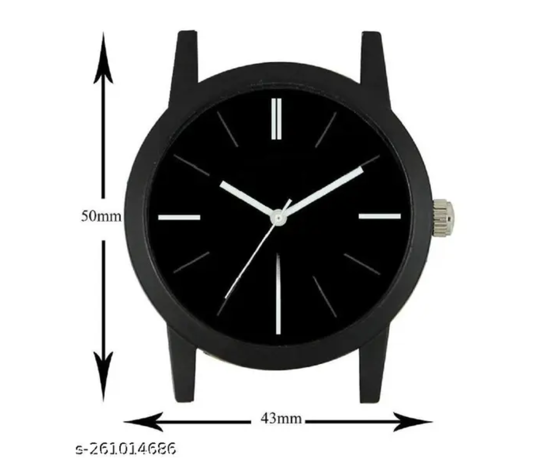 ALL BLACK SERIES Analog Watch