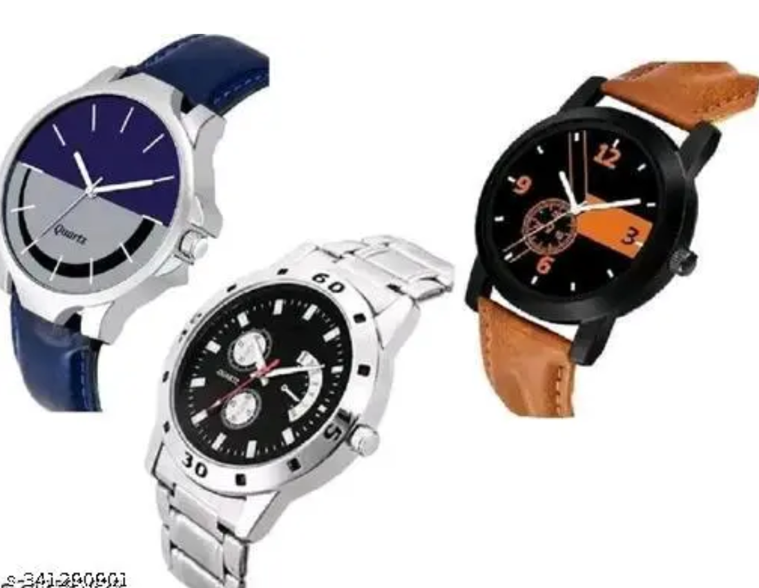 Mens watch combo ( pack of 3 watches )