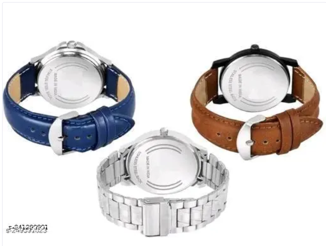 Mens watch combo ( pack of 3 watches )